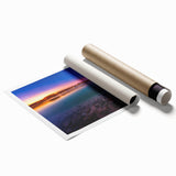Extra large rolled print of Lake Powell in Arizona, featuring serene blue and beige tones.
