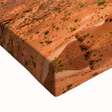 Black and white landscape art painting of Monument Valley on stretched canvas, ideal for bedroom wall art.