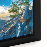 Extra large black wall art featuring a textured Arkansas scenery on a framed canvas, ideal for living room decor.