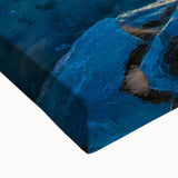 Black and white landscape art painting of an Arkansas scenery on large stretched canvas, suitable for bedroom decor.