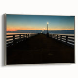 Landscape art painting of Berkeley, featuring vibrant colors on a silver-framed canvas.