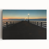 Large black and white stretched canvas of Berkeley, California cityscape, ideal for kitchen wall art.