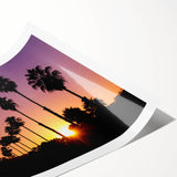 Extra large rolled print featuring line art flowers in a minimalist style, ideal for large living room wall décor.