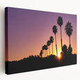 Large art print of Beverly Hills scenery in muted earth tones on stretched canvas, suitable for kitchen wall art.