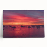 Black and white photograph on stretched canvas of Catalina, California, ideal for kitchen wall art or bedroom ambiance.
