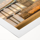 Art deco poster depicting the Coronado, California scenery in pastel tones on rolled canvas, ideal for dining room decor.