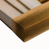 Black and white landscape art painting of Coronado, California on stretched canvas, ideal for bedroom wall decor.