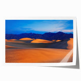 Extra large rolled print of Death Valley scenery in muted earth tones, ideal for dining room wall art.