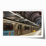 Rolled print of Hollywood, California scenery with vibrant green tones, ideal for art wall dining room.