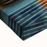 Black and white landscape art painting on canvas depicting the Hollywood, California scenery, ideal for bedroom wall decor.