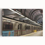 Black and white stretched canvas of Hollywood, California, ideal for kitchen wall art.