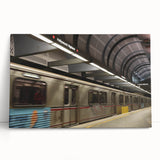 Black and white stretched canvas of Hollywood, California scenery, suitable as kitchen wall art or bedroom decor.