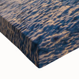 Large art featuring a black and white landscape painting of San Diego on stretched canvas, suitable for bedroom decor.