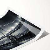 Extra large wall art featuring line art flowers in muted earth tones on rolled canvas, suitable for large living room decor.