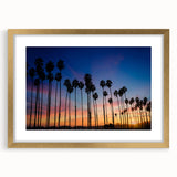 Extra large abstract art print of Santa Barbara scenery in muted earth tones, framed in gold, suited for living room decor.