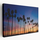 Large art print of Santa Barbara scenery in muted earth tones on stretched canvas, suitable for kitchen wall art.
