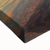 Black and white landscape art painting of Santa Monica on stretched canvas, ideal for bedroom wall decor.