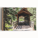 Black and white photograph of Vail, Colorado landscape on large stretched canvas, ideal for kitchen wall art.