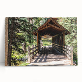 Black and white stretched canvas of Vail, Colorado scenery, ideal for kitchen wall art or bedroom ambiance.