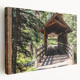 Large art print of Vail, Colorado scenery on stretched canvas with vivid green and blue tones, ideal for kitchen wall decor.