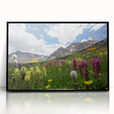 Large abstract wall art of Aspen, Colorado in muted earth tones on a framed acrylic, ideal for modern living room decor.