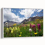 Vintage poster art of Aspen, Colorado with vibrant autumn colors on a framed canvas, ideal for living room decor.