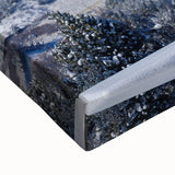 Black and white landscape art painting of Colorado Springs on large stretched canvas, suitable for bedroom wall decor.