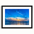 Extra large framed abstract art print featuring colorful, textured scenery, ideal for living room decor.