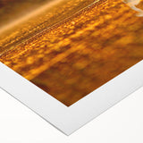 Art deco poster of the Everglades featuring a detailed landscape in muted green and blue tones on rolled canvas.