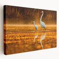 Everglades landscape on stretched canvas, featuring lush greenery and water, in natural tones, ideal for kitchen wall art.