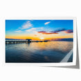 Extra large rolled print featuring a scenic view of the Florida Keys with vivid blue and green hues.