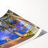 Extra large wall art featuring line art flowers in soft pastel shades on rolled canvas, ideal for large living room decor.