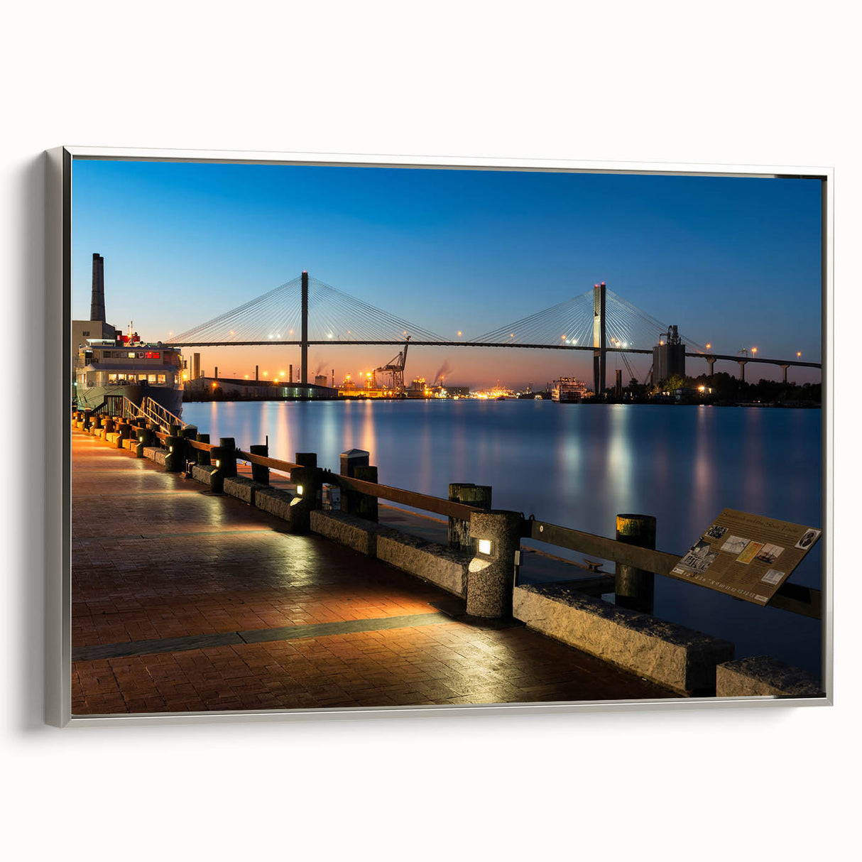 Framed canvas landscape art paintings featuring a vintage Savannah scene in colorful hues, ideal for living room decor.