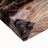 Black and white landscape art painting of Maui on stretched canvas, suitable for bedroom wall decor.