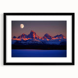 Abstract art print featuring vibrant colors and textured patterns, framed in black, ideal for living room decor.