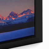 Black wall art featuring a textured Idaho scenery on an extra-large framed canvas with colorful art elements.