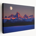 Landscape painting of Idaho scenery on stretched canvas, featuring muted earth tones, ideal for kitchen wall art.