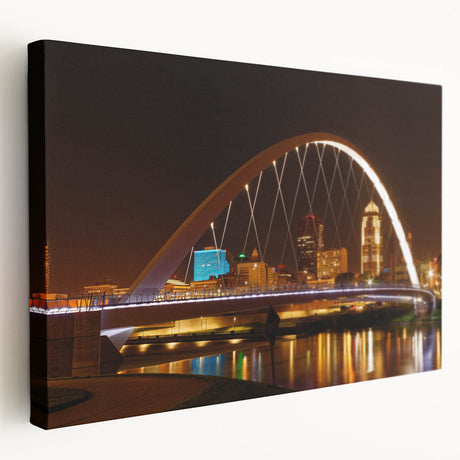 Rolling hills and farm landscape in muted earth tones on a large stretched canvas, ideal for kitchen wall art.