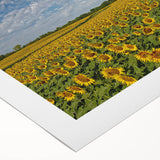 Art deco poster of Kansas scenery in muted earth tones on rolled canvas, suitable for dining room wall art.