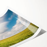 Extra large wall art featuring line art flowers in black on a white background, ideal for large living room decor.