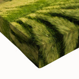 Black and white landscape art of a Kentucky rural scene on stretched canvas, suitable for bedroom wall decor.