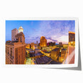 Extra large rolled print of New Orleans scenery in soft pastel shades, ideal for dining room wall art.