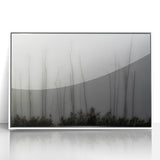 Art Deco style poster of Louisiana scenery on a white acrylic frame, featuring soft pastel colors.