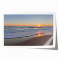 Rolled print of Cape Cod landscape with soft blue and green hues, ideal for art wall dining room.