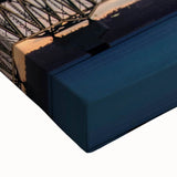 Black and white landscape art painting of Michigan's Upper Peninsula on stretched canvas, suitable for bedroom wall decor.