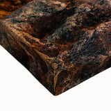 Large art of a black and white Minnesota landscape painting on stretched canvas, suitable for bedroom wall decor.