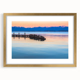 Extra large wall art of abstract Montana scenery in textured gold frame, ideal for living room decor.