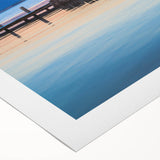 Art deco poster featuring a serene Montana landscape in muted earth tones on rolled canvas, suitable for dining room walls.