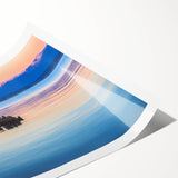 Extra large wall art featuring line art flowers in black and white, printed on rolled canvas.