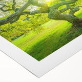 Art deco poster of New Jersey scenery in muted blue and gray tones on rolled canvas, suitable for dining room wall art.